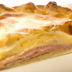 Tarta de Cebolla, Jamón y Queso